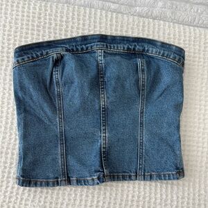 Abercrombie & Fitch Blue Denim Bandeau